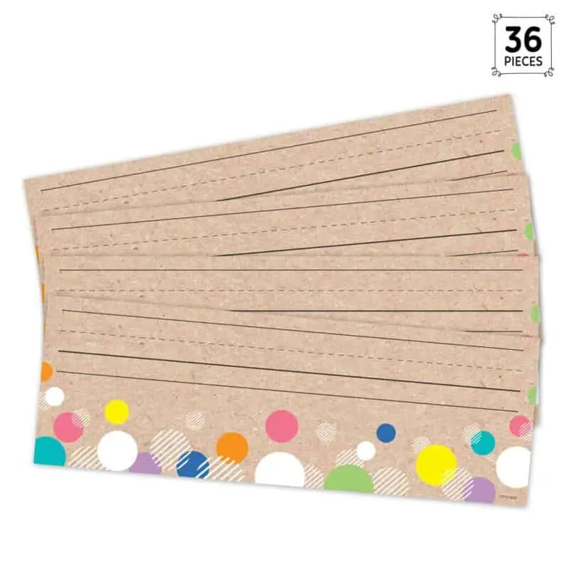Colorful Kraft Bubbles Name Plates (Krafty Pop)