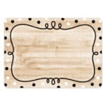 Loop-De-Dots on Wood Labels (Core Decor)