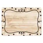 Loop-De-Dots on Wood Labels (Core Decor)