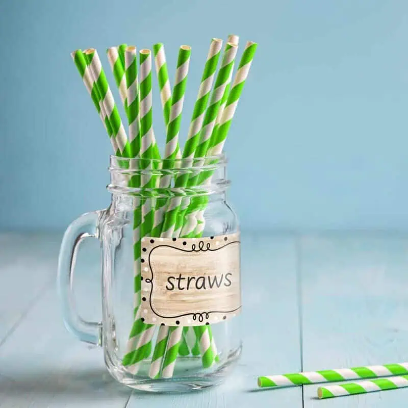 Loop-De-Dots on Wood Labels (Core Decor)