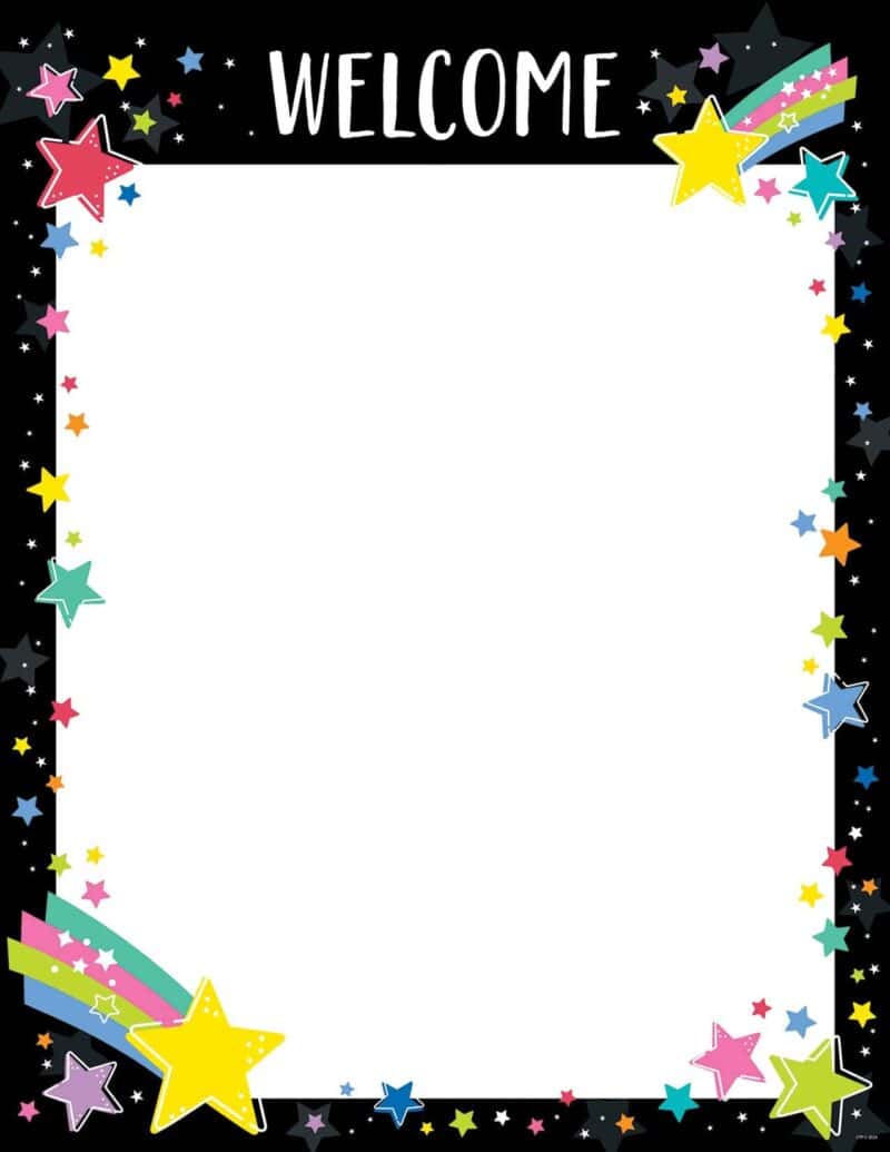 Welcome chart (star bright)