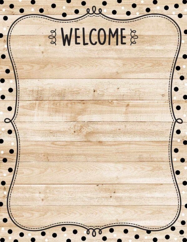 Welcome Chart (Core Decor)