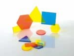 a group of colorful shapes