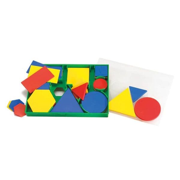 a plastic toy with different shapes