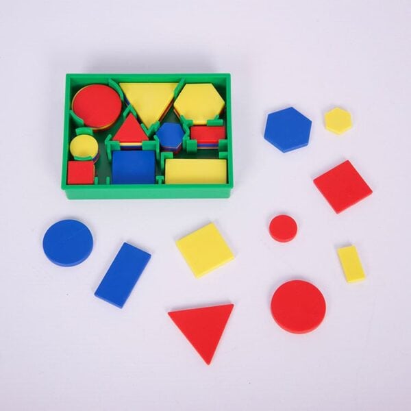 a plastic box with different shapes