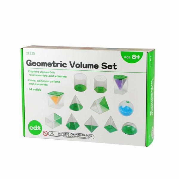 a box of geometric shapes