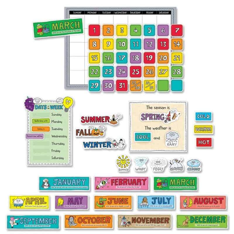 Smp! Calendar set bulletin boards