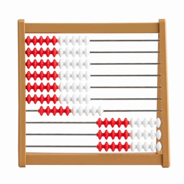 a close up of an abacus