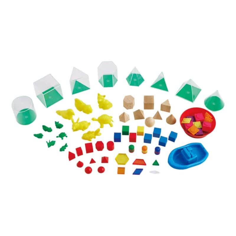A group of colorful plastic toys