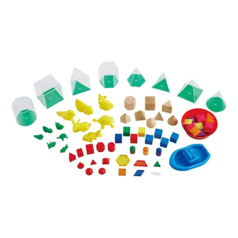 a group of colorful plastic toys
