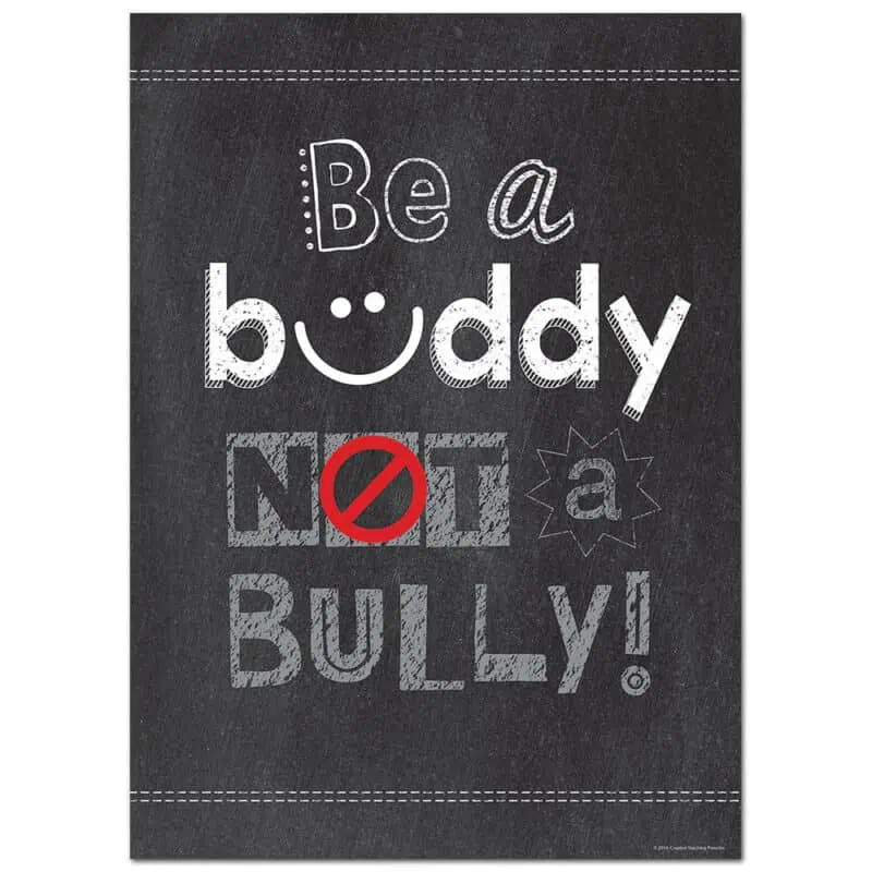 Inspire U Posters: Be a Buddy Not a Bully