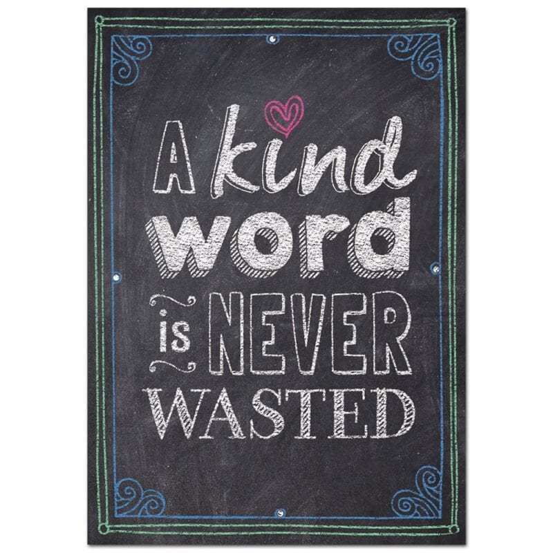 Inspire U Poster: A Kind Word Is Never Wasted...