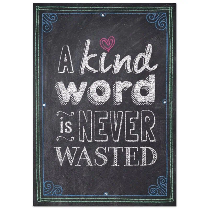Inspire U Poster: A Kind Word Is Never Wasted...