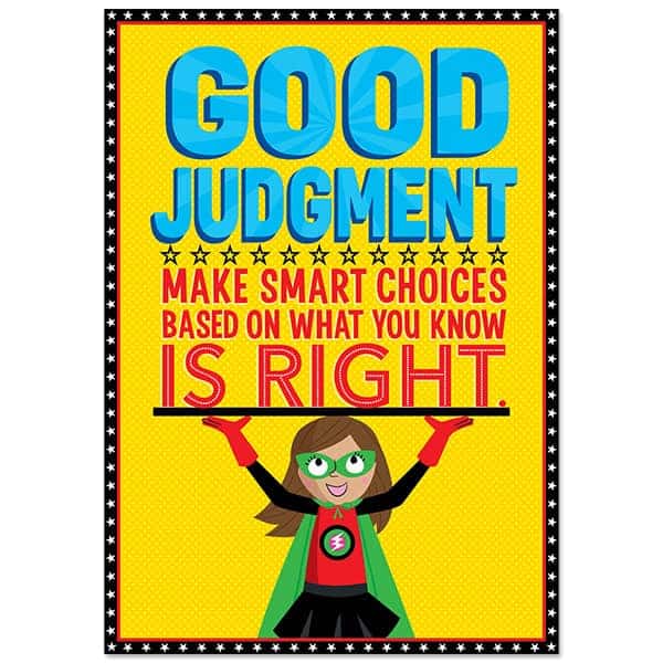 Inspire U Poster: Good Judgment
