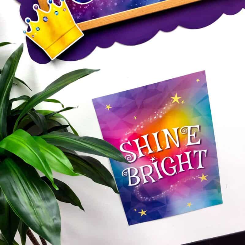 Inspire u poster: shine bright