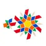 Pattern Blocks , Plastic, Solid (250)