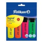 4-Pack Pelikan Highlighter Set, Assorted Colors - High-Quality, Vibrant Ink for Highlighting and Marking