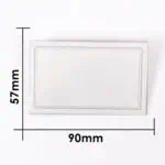 Name Badge with Clip and Safety Pin (50 Pcs )  90x57mm