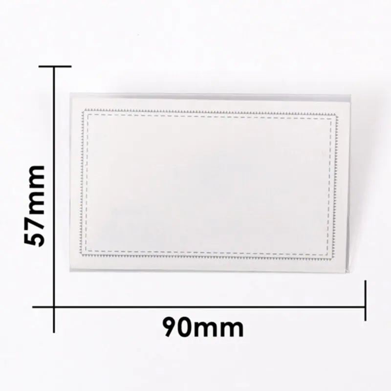 Name Badge with Clip and Safety Pin (50 Pcs )  90x57mm