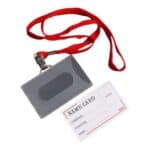 Name Badges with Black Lanyards (50 Pcs) 10mm x 950mm