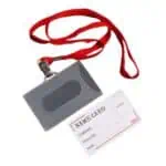Name Badges with Black Lanyards (50 Pcs) 10mm x 950mm