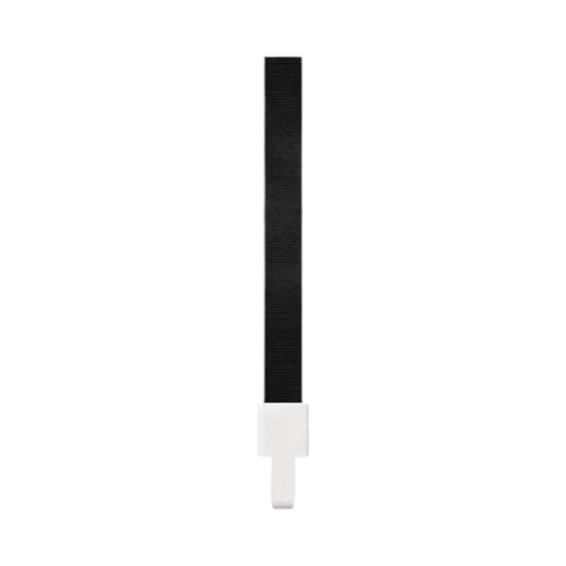 Black fine-stripe lanyard 15*900