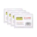 Clear ID card holder 85*54 Horizontal