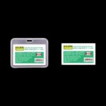 Clear ID card holder 85*54 , Horizontal