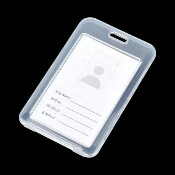 Clear ID card holder 54*85, Vertical