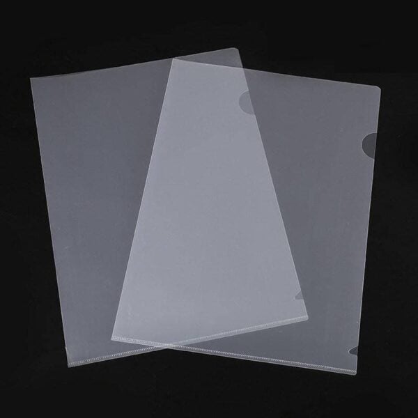 Plastic L shape File folder A4 0.120 MM