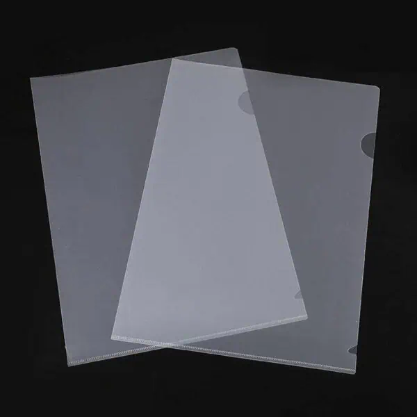 Plastic L shape File folder A4 0.120 MM
