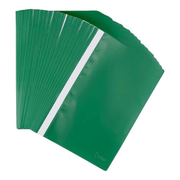 Plastic Office File A4 green 210 x 297mm