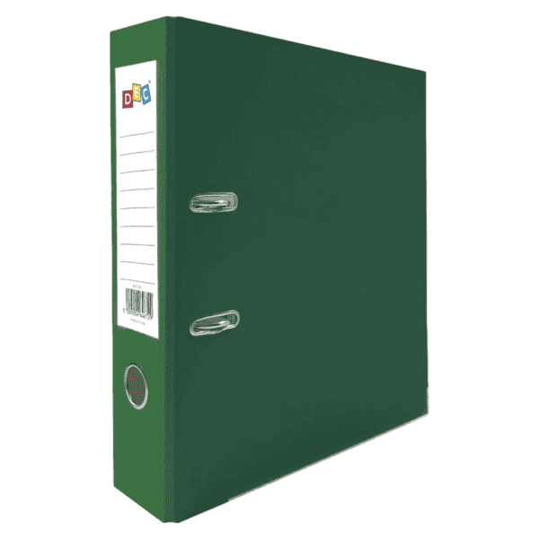 Green Plastic Box file 7.5cm2 Ring , 2.5 inch