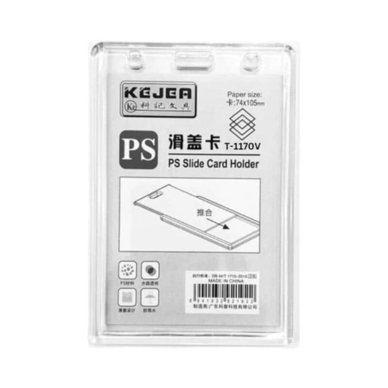 Clear id card holder 74*105 , vertical
