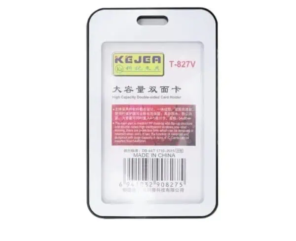 BLACK High Capacity Double- sided Card Holder 54X85 , Vertical