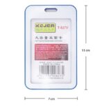 BLUE High Capacity Double- sided Card Holder 54X85 , Vertical