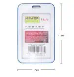 BLUE High Capacity Double- sided Card Holder 54X85 , Vertical