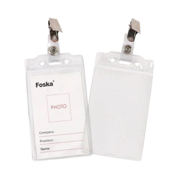 Name Badge Soft Clear  Horizontal : 110x80MM; thickness :0.50mm