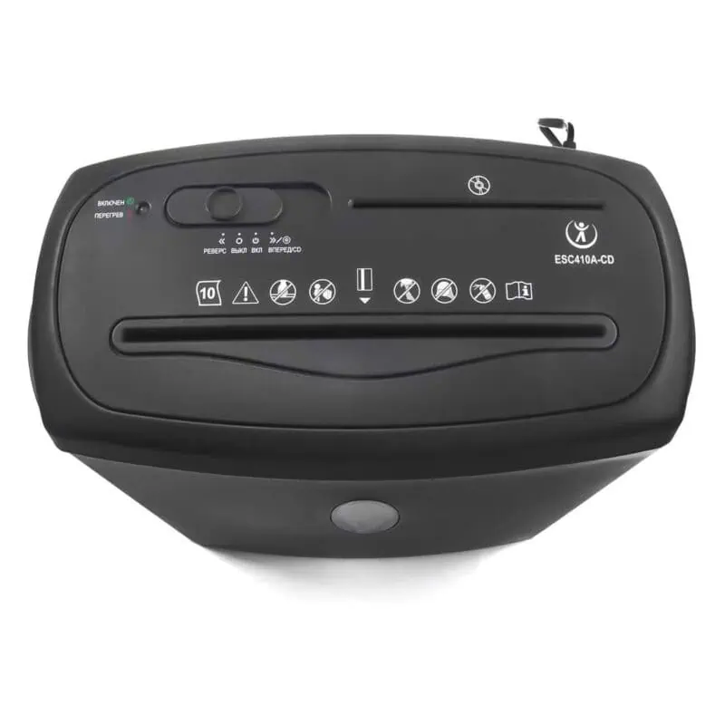 Paper Shredder cross-cut 10-sheet P4 paper shredder for Paper/Credit Card/CD