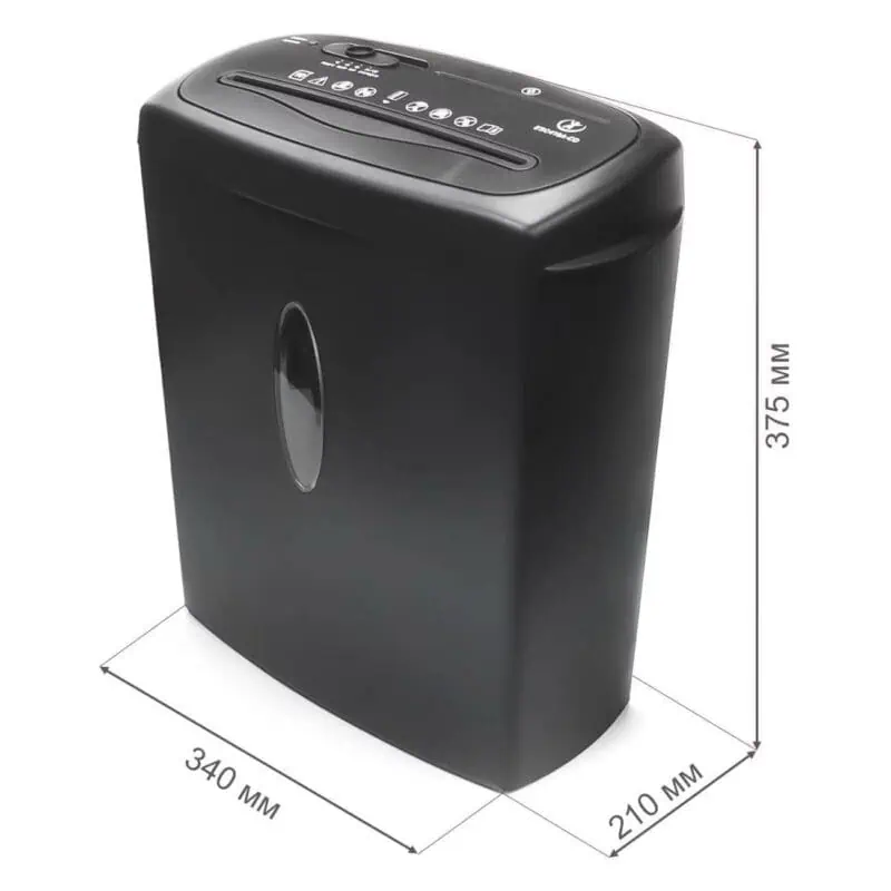 Paper Shredder cross-cut 10-sheet P4 paper shredder for Paper/Credit Card/CD