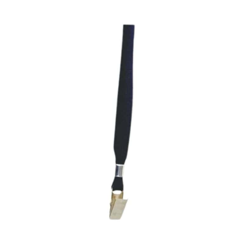 BLACK Metal clip lanyard 10mm