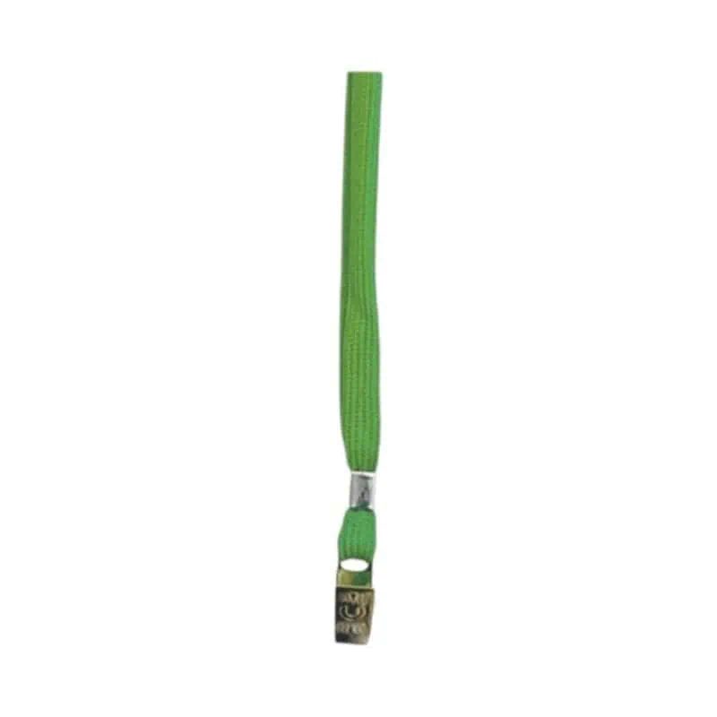 GREEN Metal clip lanyard 10mm