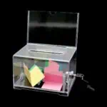 Clear Name Card Box-with Poster and Lock