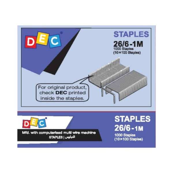 Staples NO.26/6-1M Pack of 1000 Staples