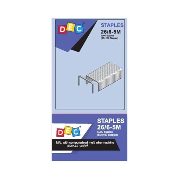 Staples NO.26/6-5M Pack of 5000 Staples