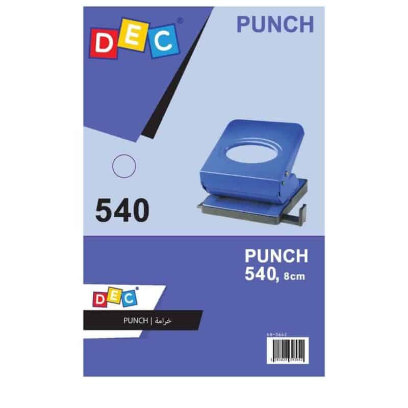 Paper puncher 540 blue 10-sheet punch