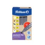 Permanent Marker 710  10 pcs Chisel Tip  Black