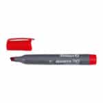 Permanent Marker 710  10 pcs Chisel Tip  Red