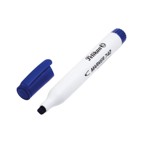 Pelikan Flash Marker 742 Whiteboard Marker 10 Piece Blue Chisel Tip