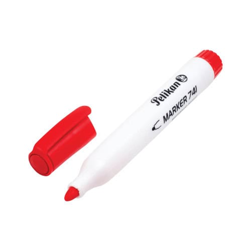 Pelikan Flash Marker 741 Whiteboard Marker 10 pcs Red Round Tip